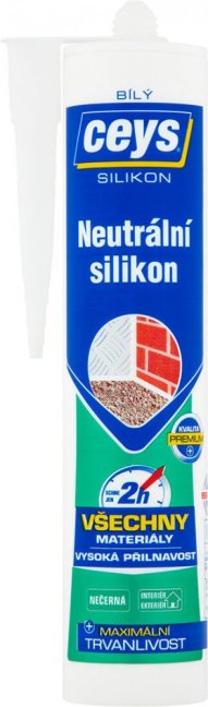 silikón neutrálny 280ml bilý CEYS