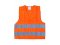 Reflexná výstražná vesta oranžová detská COMPASS 01513