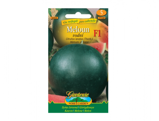 Melón vodný F1 - hybrid, okrúhly červený