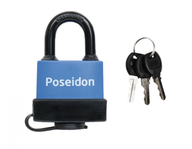 zámek visací POSEIDON 40 3kl.voděodolný s PH překrytem