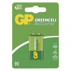 Baterie 6F22 (9V) Zn-Cl GP Greencell  blistr