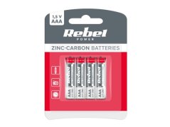 Baterie AAA (R03) Zn-Cl REBEL 4ks / blistr BAT0080B