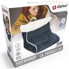 ALPINA Ohřívač nohou elektricky tmavě šedá 100WED-226632