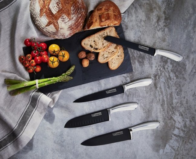 CS SOLINGEN Nůž Santoku s titanovým povrchem 16 cm GARMISCH CS-070571