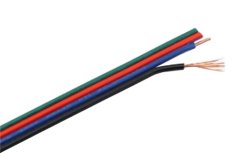 RGB kábel pre LED pásik 4 x 0,3 mm2