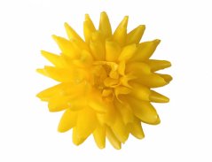 Květ voskový JIŘINA DEKOR 13cm žlutá II.