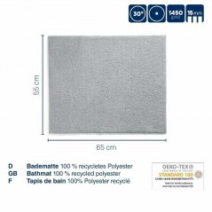 KELA Koupelnová předložka Maja 65x55 cm polyester starorůžová KL-23538