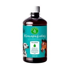 ZELENÁ ZEMĚ - Konopný olej pro zvířata objem 500 ml