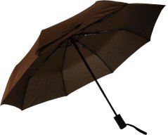 Deštník skládací mini 96cm hnědý