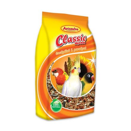 AVICENTRA - Malý a střední papoušek Classic menu balení 1 kg