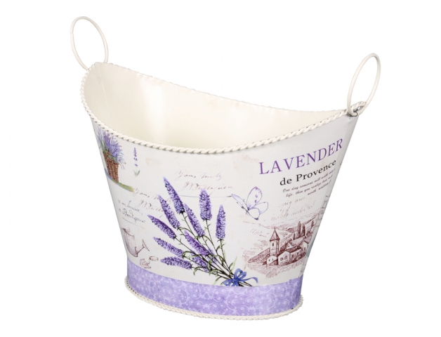 Set obalov LAVANDER DE PROVENCIA plechový 21,25,31cm 3ks