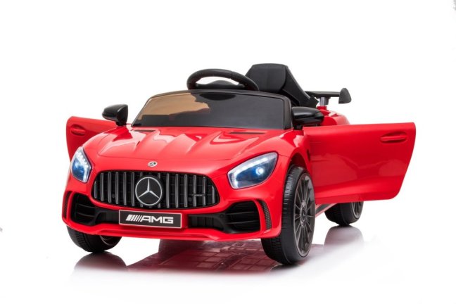 Detské elektrické auto Mercedes AMG GT červená/red