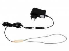 Vyhřívací topný kabel AGF 12V / 6W s adaptérem, nerezové opletení