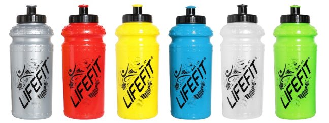 Cyklo láhev LIFEFIT® 9992, 600ml, šedá