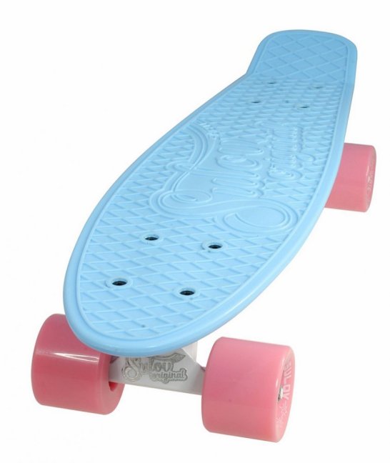 Penny board 22 SULOV® PASTEL modro-ružový"