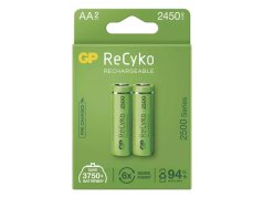 Batéria AA (R6) nabíjací 1,2V/2450mAh GP Recyko 2ks