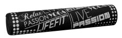 Gymnastická podložka LIFEFIT® SLIMFIT PLUS, 173x58x0,6cm, černá