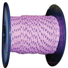 šnúra PES s dušou 3mm farebná pletená (200m)