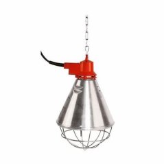 KERBL - Infra lampa hliníková - malá - s trojstupňovým prepínačom