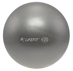Lopta OVERBALL LIFEFIT® 20cm, strieborná