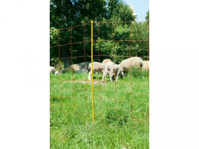 Síť pro elektrický ohradník pro ovce KERBL OVINET 90 cm x 50 m / 2 hroty, oranžová