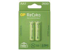 Batéria AA (R6) nabíjací 1,2V/2600mAh GP Recyko 2ks