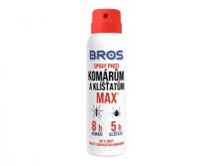 Repelent BROS MAX proti komárom a kliešťom 90ml