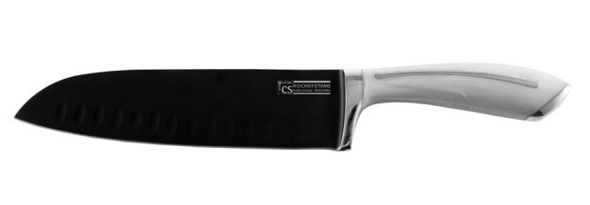 CS SOLINGEN Nůž Santoku s titanovým povrchem 16 cm GARMISCH CS-070571