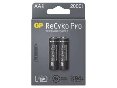 Batéria AA (R6) nabíjací 1,2V/2000mAh GP Recyko Pro 2ks