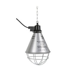 KERBL - Infra lampa hliníková - malá - s úsporným spínačem délka kabelu 5 m