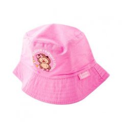 klobouček dětský bavlna růžový