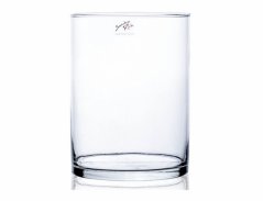 Váza CYLI d15x20cm/válcovitá/sklo/ruční