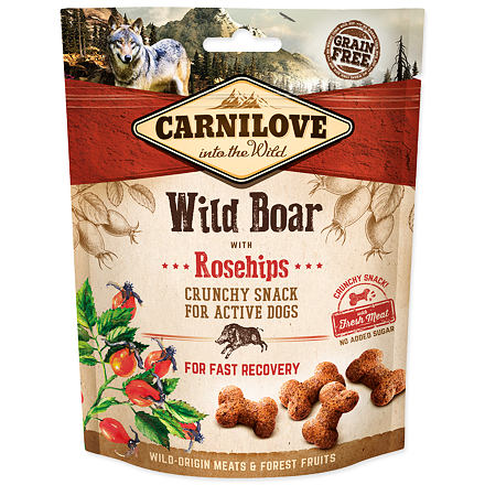 CARNILOVE Dog - Crunchy snack - Divočák s šípkem