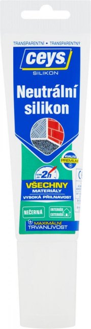 silikon neutrální 125ml transparantní CEYS