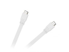 Kábel CABLETECH KPO3725-1.8 plochý HDMI 1,8 m, biely