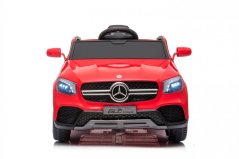 Dětské elektrické auto Mercedes GLC kupé červená/červená
