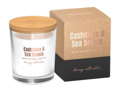 Sviečka v skle CASHMERE & SEA BREEZE ECO vonná 130g