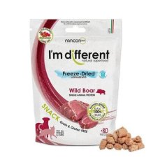 I´M DIFFERENT - Snack s divočákem - Mrazem sušený pamlsek