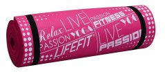 Podložka LIFEFIT® YOGA MAT EXKLUZIV PLUS, 180x58x1,5cm, světle růžová