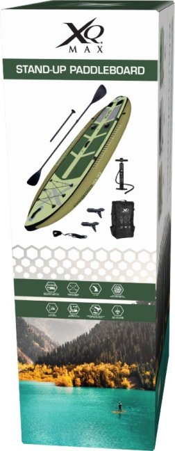 Paddleboard pádlovací prkno 330 cm s kompletním příslušenstvím zelená
