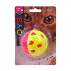MAGIC CAT - Plastový míček jumbo s rolničkou