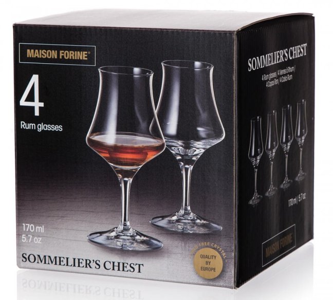 sklenice na rum 170ml SOMMELIER CHEST (4ks)