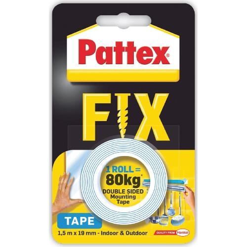 páska obojstr. 19mmx1,5m 80kg PATTEX SUPER FIX