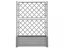 Truhlík, vyvýšený záhon STEFANPLAST ITALIA 100 šedá, s mřížkou