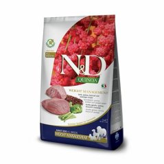 N&D - Quinoa Dog - Weight Management Lamb & Broccoli - Pro snížení nadměrné váhy balení 2,5 kg