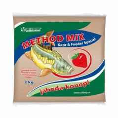 MIKROP - Method mix - Doplněk pro kaprovité ryby balení Jahoda