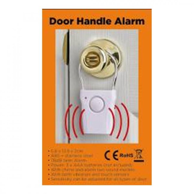 alarm domové na dvere 6,8x13,9x2cm ABS + nerez