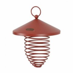 ZOLUX - Spiralo - Designové venkovní krmítko pro ptáky na lojové koule - 11 cm barva Červená