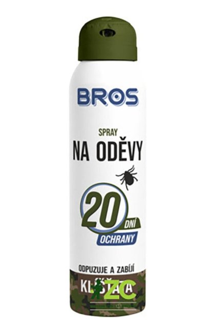 sprej na odevy proti kliešťom 90ml BROS