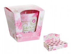 Sviečka v skle PEONY-POWDER PINK vonná 115g